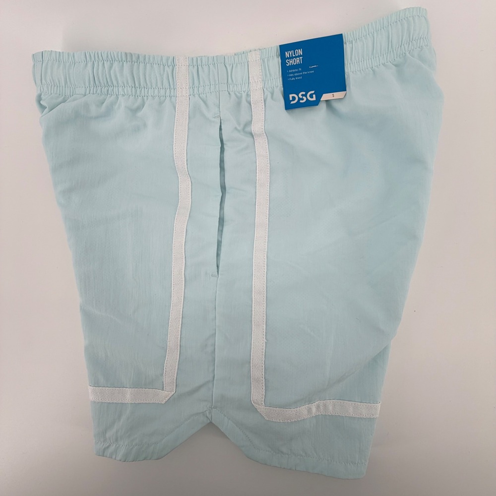 DSG Nylon Athletic Shorts Light Blue Youth Size S NEW